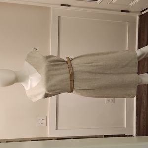 Antonio Melani Cream Dress with belt